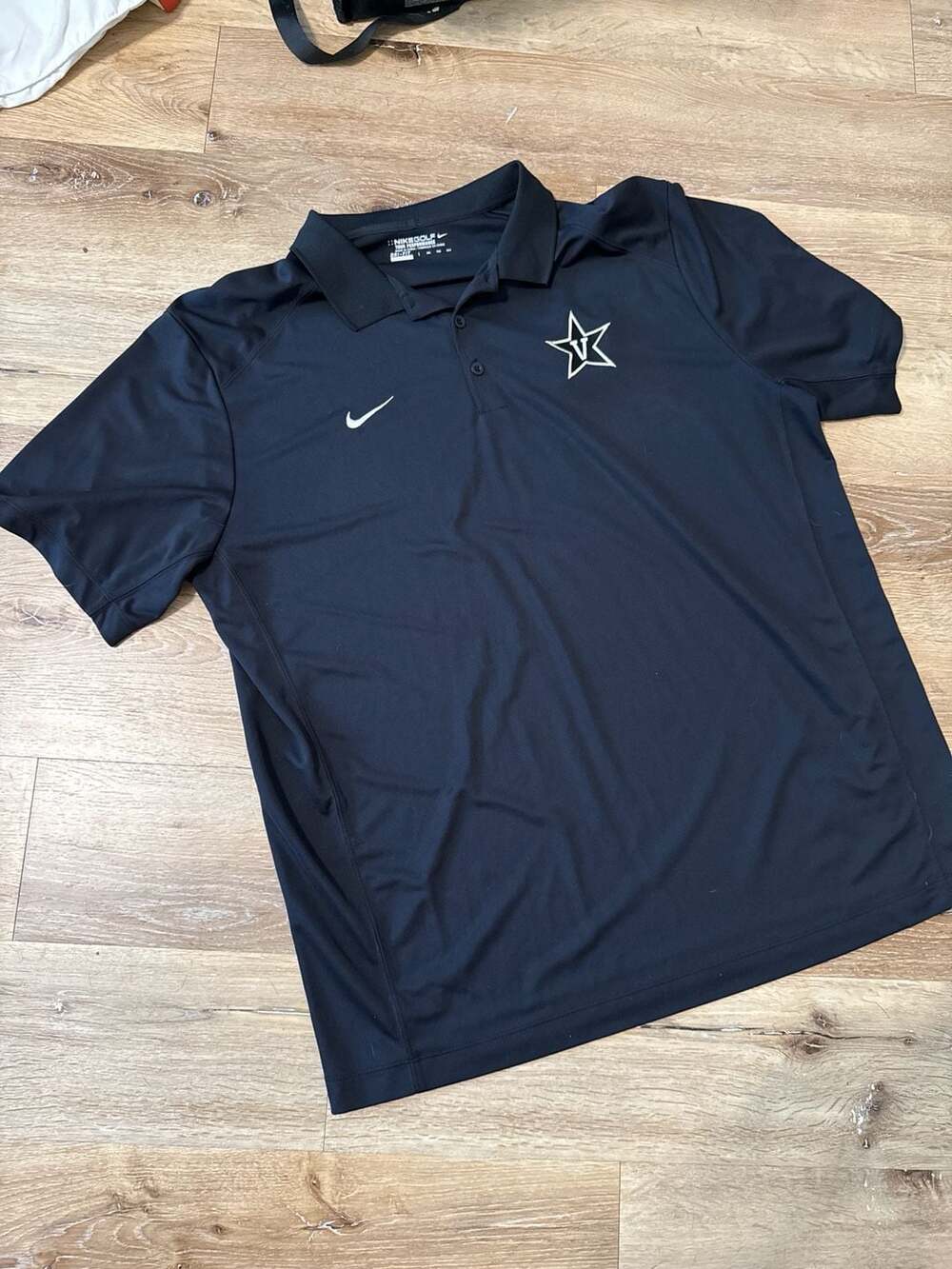 Nike Golf Tour Performance Vanderbilt Commodores Dri-Fit Polo Shirt Black XXL